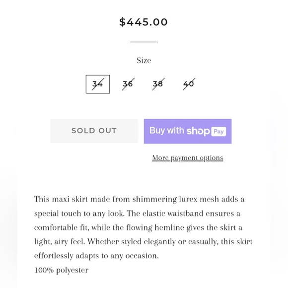 Marc Aurel Maxi Skirt In Soft Touch - Picture 3 of 6